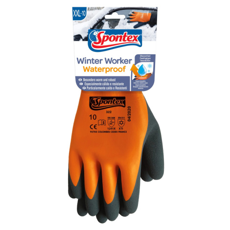 Spontex Voděodolné rukavice Winter Worker Waterproof, vel. XXL