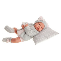 Antonio Juan 3386 Nacida realistická panenka miminko s měkkým látkovým tělem 40 cm