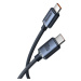 Baseus Crystal Shine odolný opletený kabel USB-C / USB-C 100W 2m black