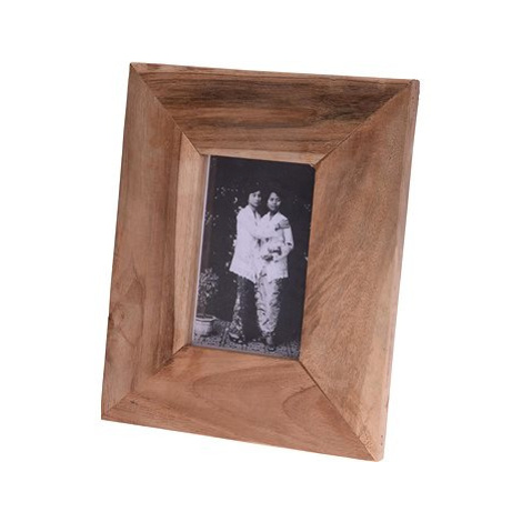 H&L Dřevěný fotorámeček 27,5×22cm, teakové dřevo