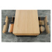 LuxD Designový konferenční stolek Pacari 100 cm dub