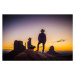 Ilustrace Hispanic couple admiring desert landscape at, Jacobs Stock Photography Ltd, 40 × 26.7 