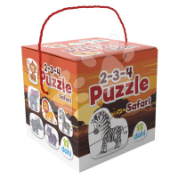 Puzzle safari Dohány 2-3-4 dílky od 18 měsíců