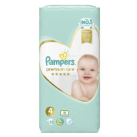 Pampers Premium Care vel. 4 9-14 kg dětské pleny 52 ks