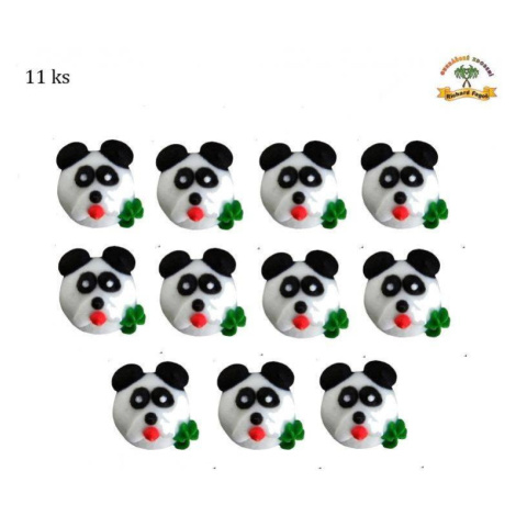 Cukrová dekorace panda 11ks - Fagos