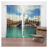 Sablio Závěs Ponte di Rialto: 2ks 140x250cm