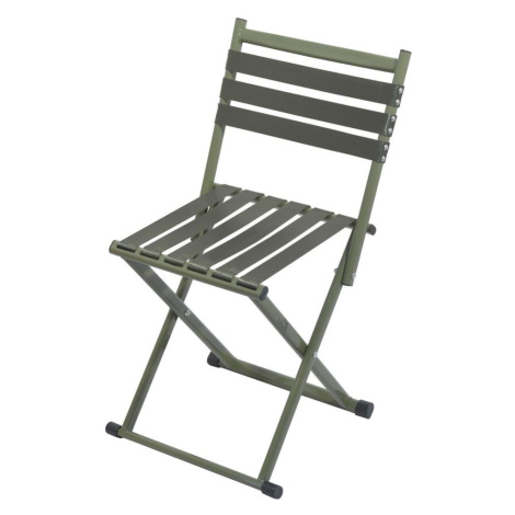Skládací kempingová židle s opěradlem zelená Donoci
