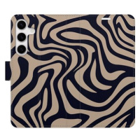 iSaprio Flip pouzdro Zebra Black 02 pro Samsung Galaxy S24