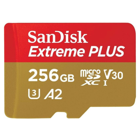 SanDisk micro SDXC karta 256GB Extreme PLUS + adaptér SDSQXBD-256G-GN6MA