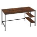 tectake 404227 psací stůl donegal 140x60x76,5cm - Industriální dřevo tmavé, rustikální - Industr