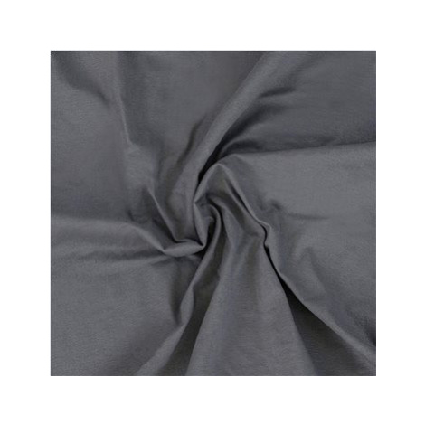 Kvalitex Jersey prostěradlo s lycrou jednolůžko 90 × 200 cm tmavě šedé