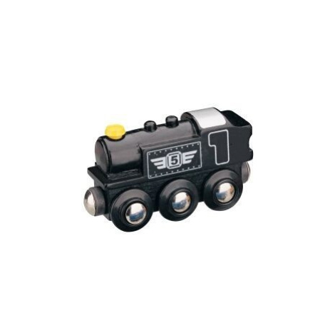 Vláček dřevěné vláčkodráhy Maxim Dieselová lokomotiva - černá