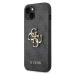 Guess PU 4G Metal Logo kryt iPhone 14 Plus šedý