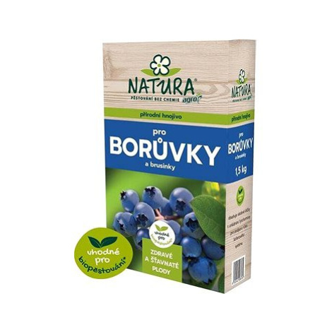 NATURA Přírodní hnojivo pro borůvky a brusinky 1,5 kg Agro CS