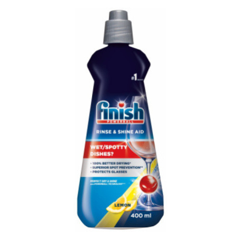 Finish Shine & Dry Lemon, leštidlo do myčky na nádobí, 400 ml