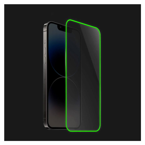3x 3D Ochranné tvrzené sklo se svítícím rámečkem pro Apple iPhone 7 - Zelená - 2+1 zdarma
