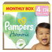 Pampers Box vel. 4 9–14 kg dětské pleny 174 ks