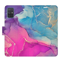 iSaprio Flip pouzdro Colour Marble 02 pro Samsung Galaxy A71