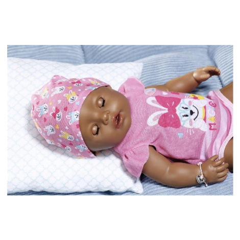 Zapf Creation Baby Born Interaktivní panenka s kouzelným dudlíkem - černoška - 43 cm