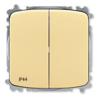 ABB Tango vypínač č.6+6 IP44 béžová 3559A-A52940 D