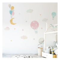 Samolepicí dekorace Crearreda XL Sky 18312 Balóny na obloze
