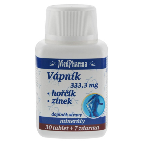 Medpharma Vápník Hořčík Zinek 37 tablet