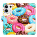 iSaprio flip pouzdro Donuts Pattern 02 pro Xiaomi Redmi Note 13 5G