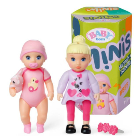 BABY born Minis Sada 2 panenek, verze 1 Zapf Creation