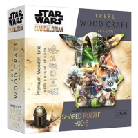 Trefl Wood Craft Origin puzzle The Mandalorian: Záhadný Grogu 505 dílků