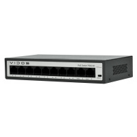 Switch PoE PS82/60 8xPoE 2xUplink 60W Vidos