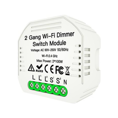 MOES Hidden wifi smart Dimmer switch 2gang