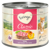 Feringa Kitten 6 x 200 g - Krůtí maso s dýní a šantou kočičí