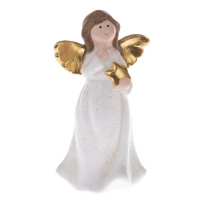 Keramický anděl s hvězdičkou 12,8 cm