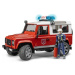Bruder 2596 Land Rover Defender Hasičské zásahové s figurkou hasiče
