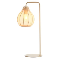 Béžová stolní lampa s textilním stínidlem (výška 60,5 cm) Elati – Light & Living