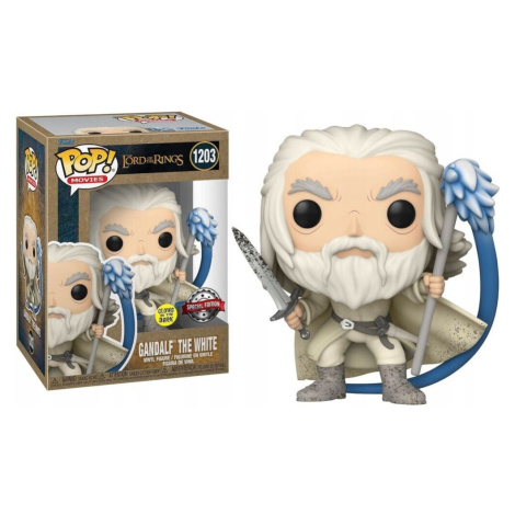 Funko Pop! 1203 Movies The Lord of the Rings Gandalf the White GITD