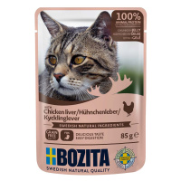 Bozita Pouch kousky v želé s kuřecími játry 12 × 85 g