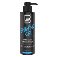 L3VEL3 Shaving Gel Aqua transparentní gel na holení 500 ml