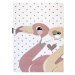 Dětský kusový koberec Petit Flamingos hearts cream 180x270 cm