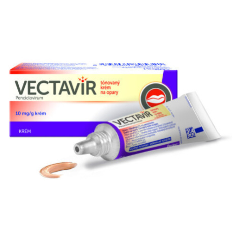 VECTAVIR TÓNOVANÝ KRÉM NA OPARY 10MG/G krém 1X2G