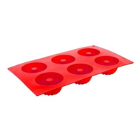 Popron.cz BANQUET Forma na 6 báboviček silikonová CULINARIA Red 29,5 x 17,5 x 3,5 cm