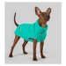 Ručně pletený svetr pro psy Paikka - světle zelený Velikost: 25