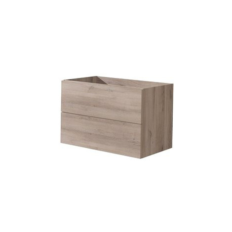 Aira desk, koupelnová skříňka, dub, 2 zásuvky, 810x530x460 mm MEREO