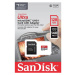 SanDisk MicroSDHC karta 128GB Ultra + adaptér SDSQUAB-128G-GN6IA