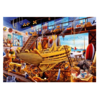 Boat Yard - puzzle z kategorie Umělecké