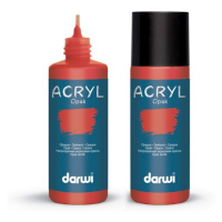 Akrylová barva DARWI ACRYL OPAK 80 ml, rumělková