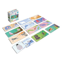 KukiKuk 80036 Velké puzzle duo Kde bydlí zvířátka