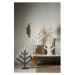 Vánoční dřevěný LED svícen výška 50 cm Star Trading Vinga - bílý