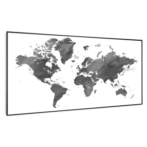 Klarstein Wonderwall Air Art Smart, infračervený ohřívač, černá mapa, 120 x 60 cm, 700 W
