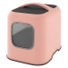 GimCat Smart Olimpia krytá toaleta pro kočky - v několika barvách Růžová